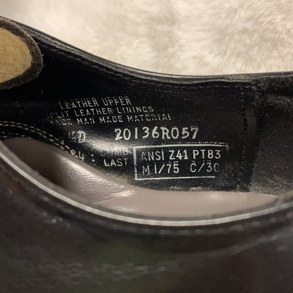 Black Safety Shoes Vintage Steel Toe - Picture 6 of 9